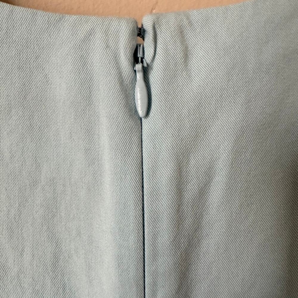 & Other Stories Womens 4 Light Blue Twist Detail Cut Out Long Sleeve Blouse - Picture 8 of 10
